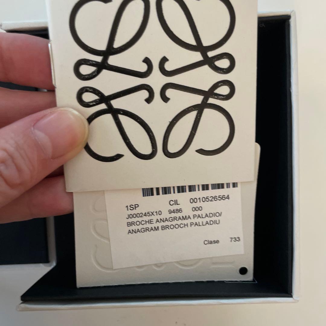 【本物】ロエベ　アナグラムブローチ　マルチカラー