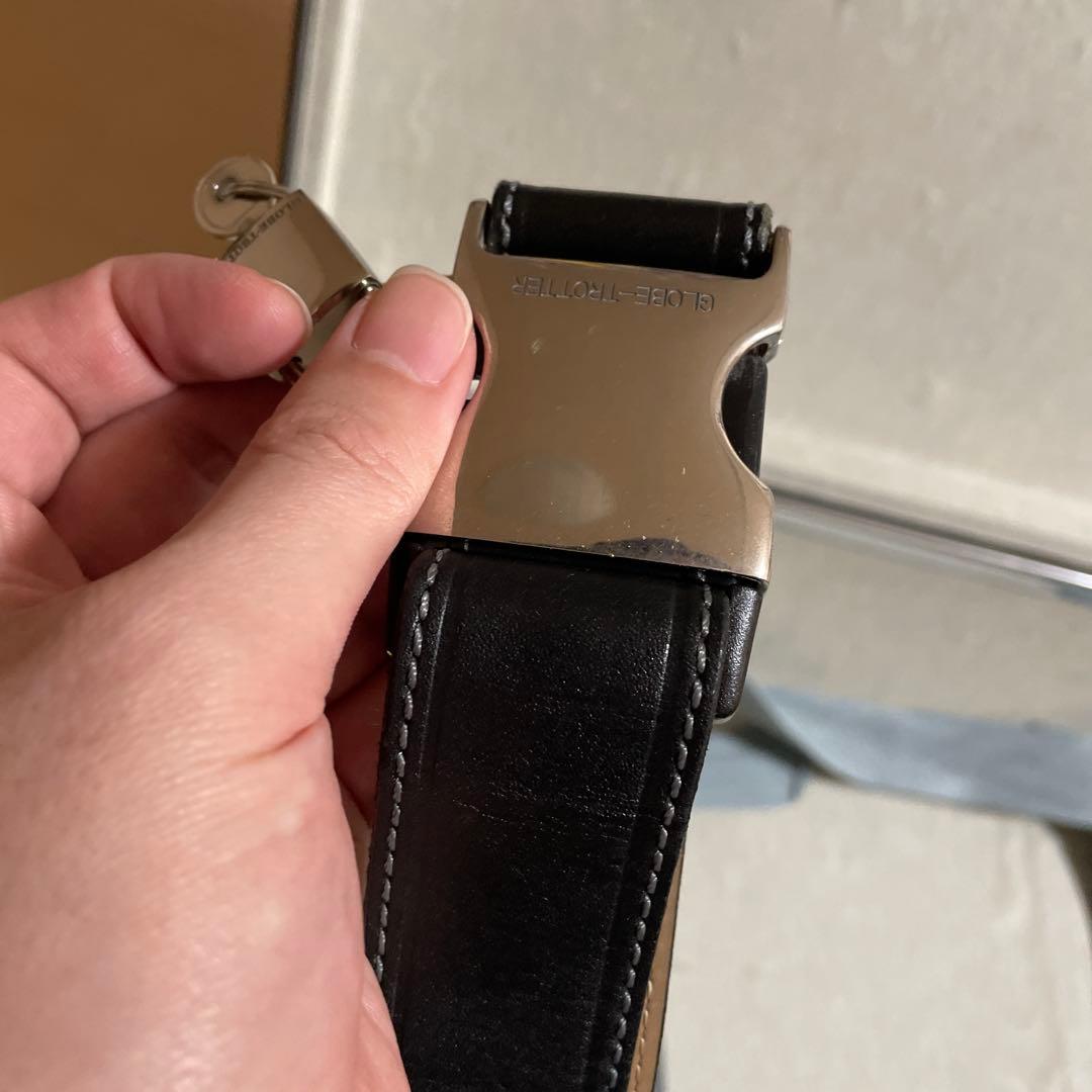 ［美品］グローブトロッター　オリジナル　キャリーケース　ベルト付　機内持ち込み