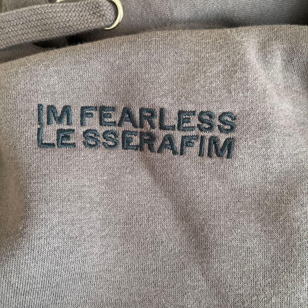 【MURUA】パーカーコラボルセラフィム　裏起毛　ルーズ フーディースウェットF