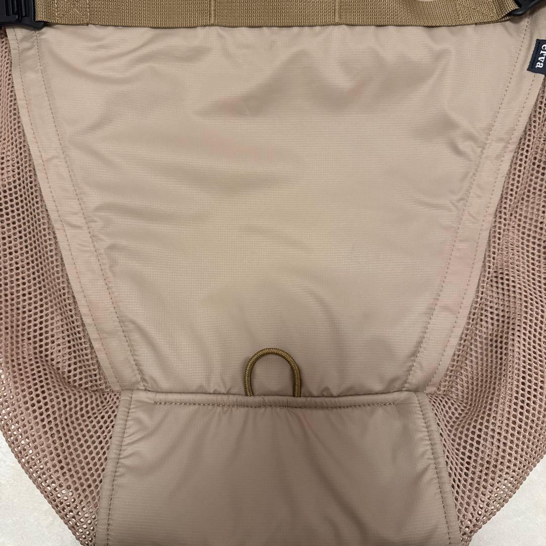 【erva】メッシュアベルトスリング 4kg~15kg ドッグスリング