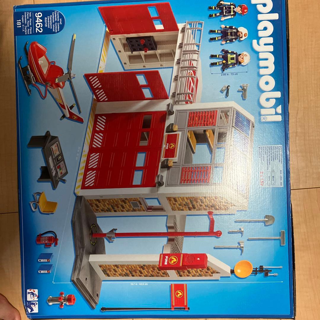 Playmobil 消防署セット 9462 181パーツ
