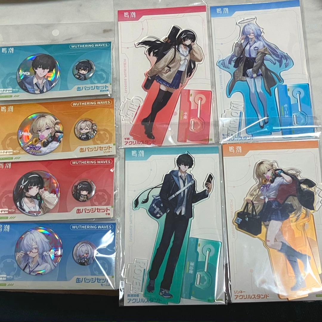 【新品未開封】鳴潮 アクリルスタンド 缶バッチ コミケ C107