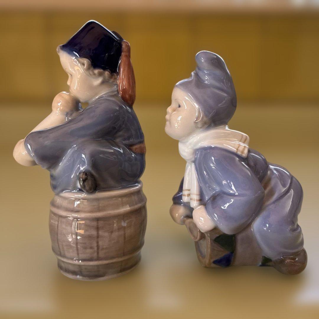 ロイヤルコペンハーゲン フィギュリン2体 アンティーク