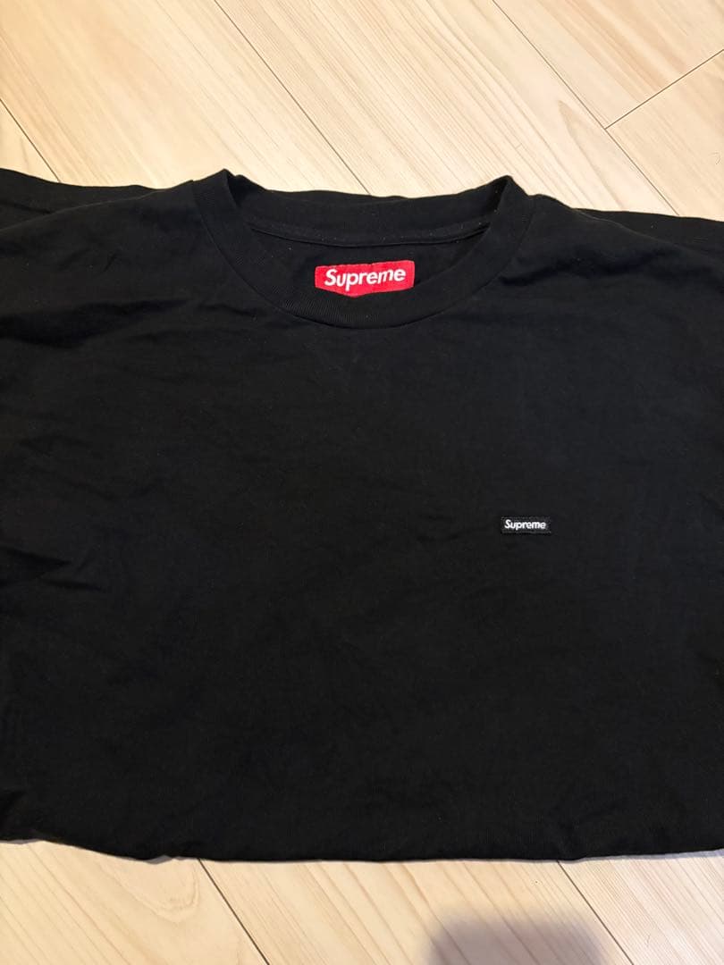 Supreme Small Box L/S Tee Mブラック