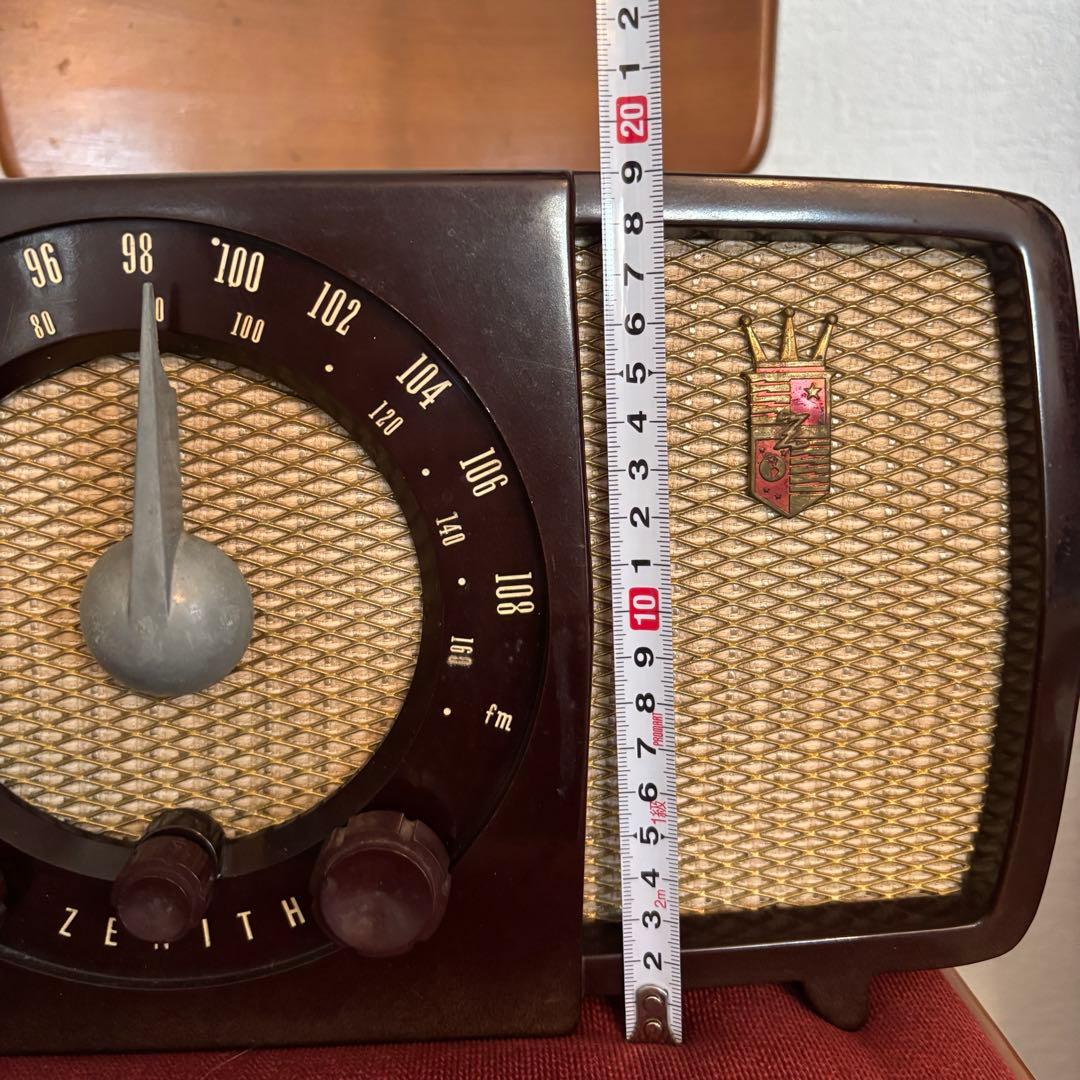 【ZENITH】ヴィンテージ真空管ラジオ　USA AM・FM※動作確認済