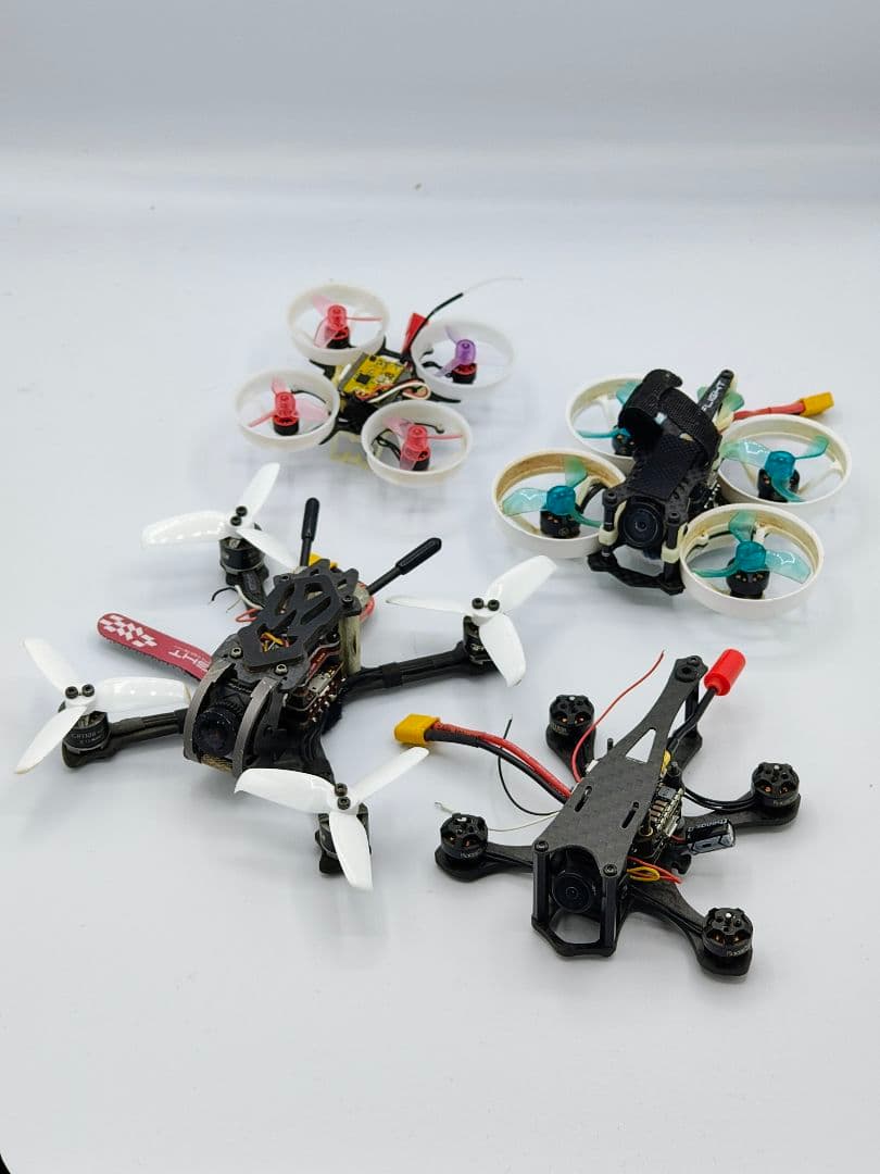 ホビーラジコンドローン アナログ 4機セット その他予備パーツなど