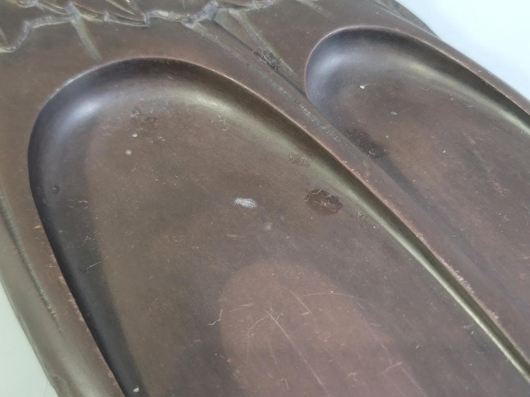 DT581 古い 硯 瓜 蓮形 二件 まとめて