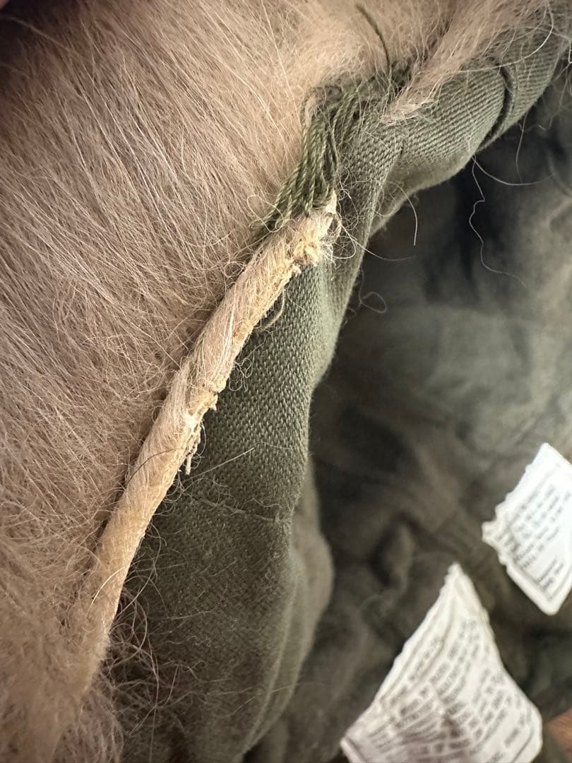 M-51 モッズコート用フード　ワイヤー折れ