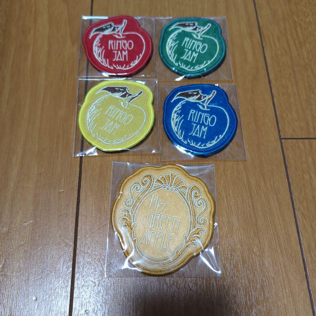 ミセスグリーンアップル　スピードJAM'Sくじ　ワッペン5個セット