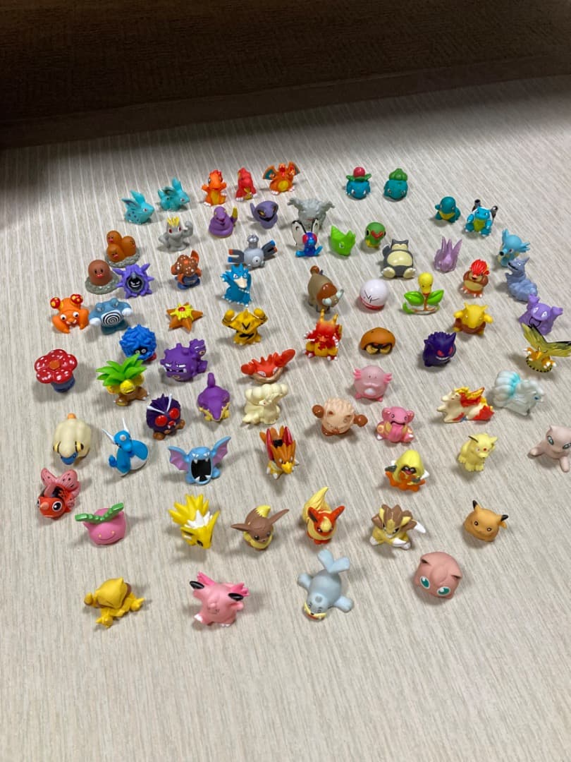 激レア1990年代　初代ポケモン 指人形 ソフビ　72匹