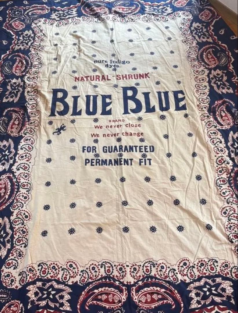 BLUEBLUE 更紗 ハリウッドランチマーケット 聖林公司 HRM 大判