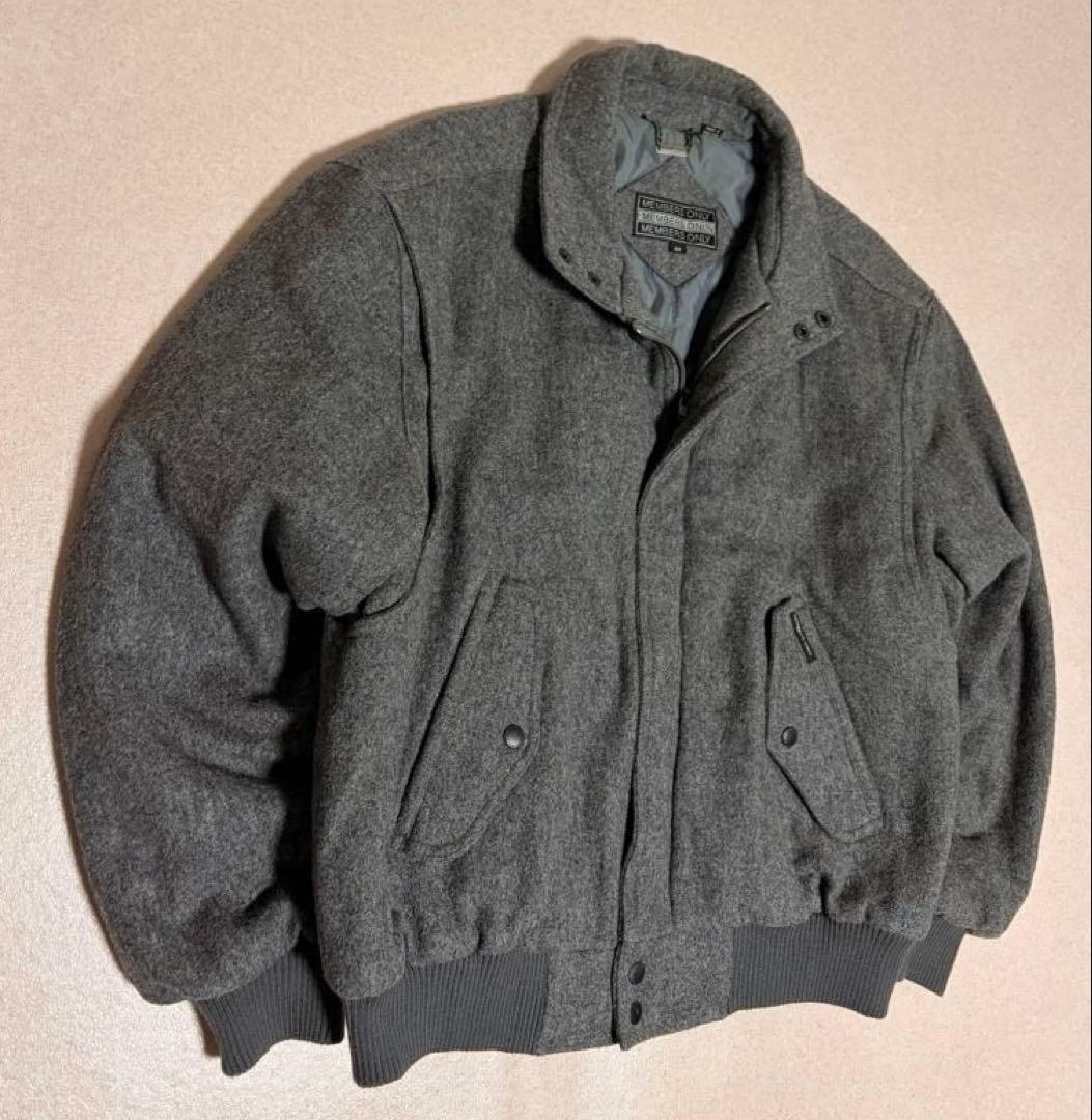 美品90s MEMBERS ONLY Wool Harrinton Jacket