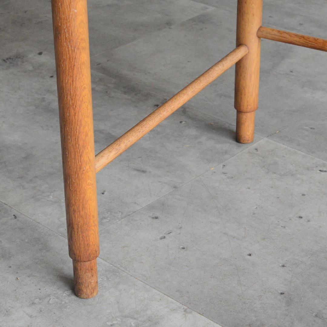 デンマーク 北欧ヴィンテージ タイルトップ サイドテーブル オーク 北欧家具