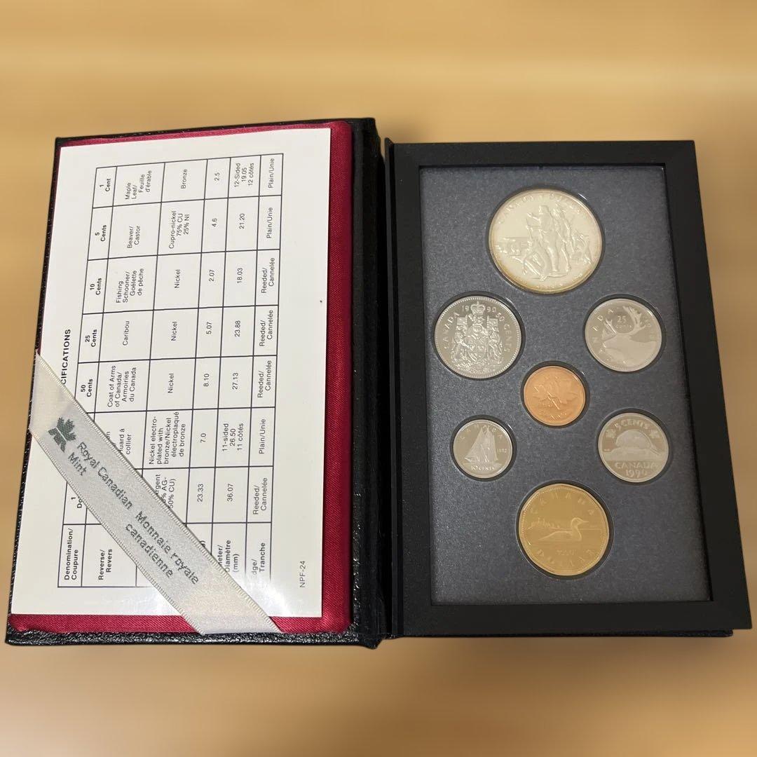 1990 カナダ　銀貨セット