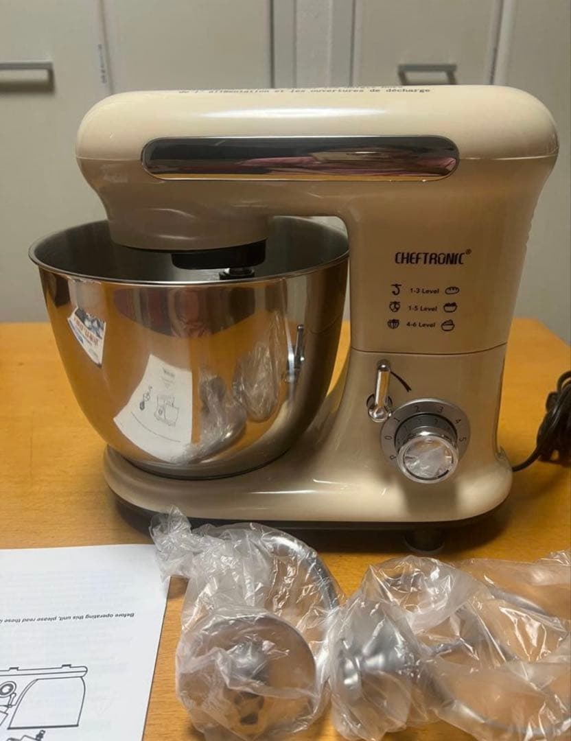 全自動多機能キッチン電気スタンドミキサー、自動生地ミキサー、家庭用泡立て器