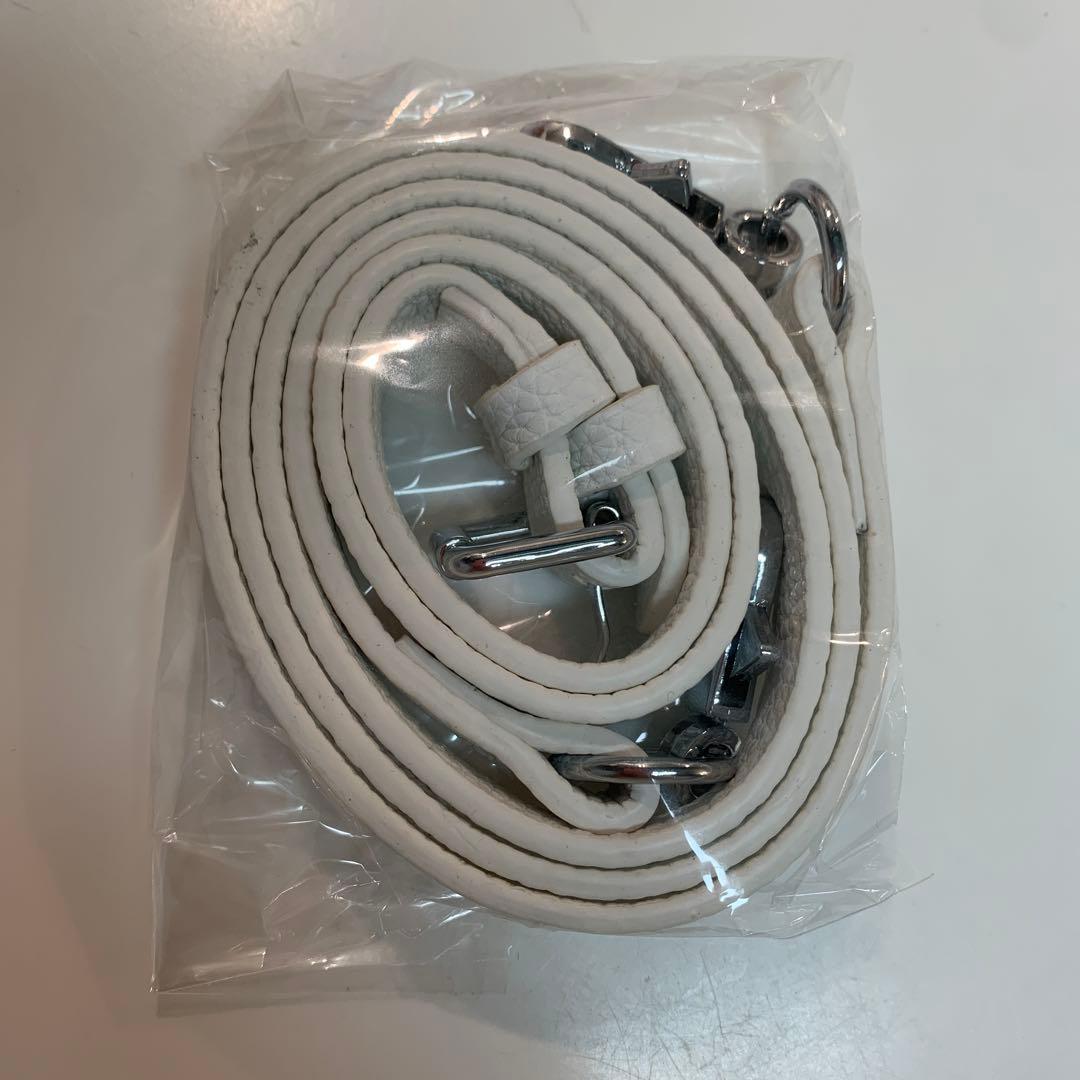 窓デザインバッグ ホワイト×グレージュ