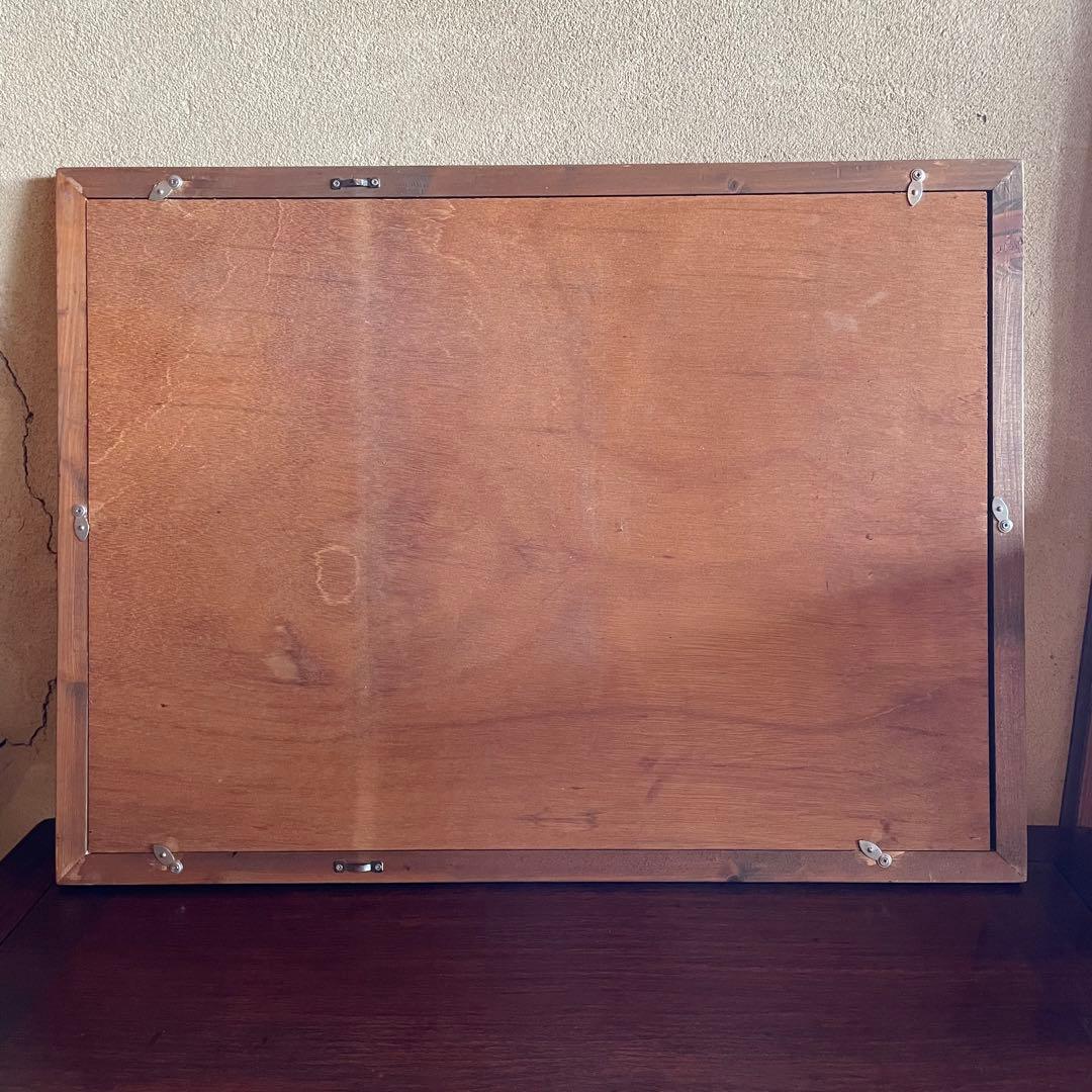 浜口陽三　印刷　ポスター　「魚とレモン」　1958年　額付き　25.11.1−2