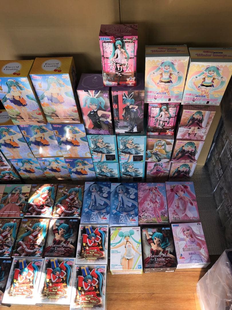 初音ミク　フィギュア　トロピカル　サンタ　クリスマス　桜ミク　雪ミク　58個