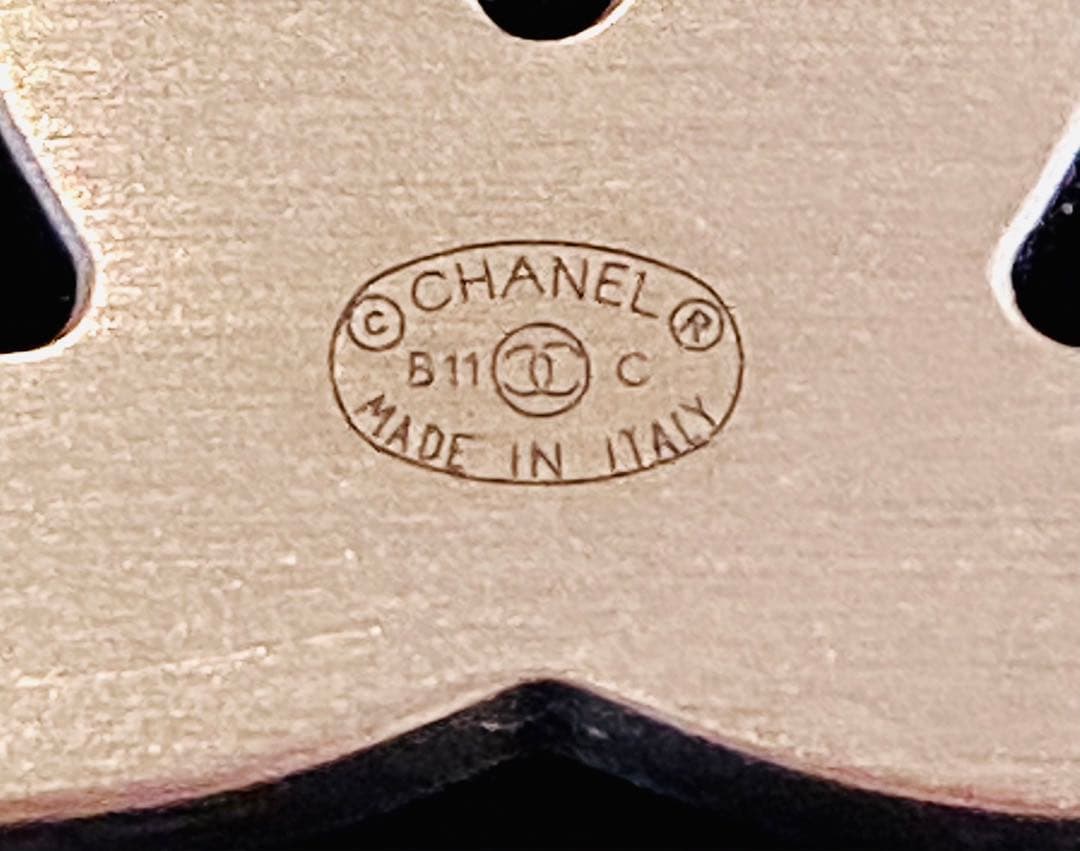 シャネル　CHANEL ギンガムチェック　ココマーク　ブローチ　激レア