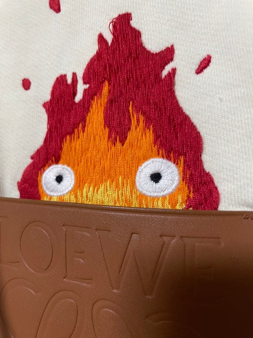 LOEWE×ジブリ ハウル コラボ カルシファーフーディー