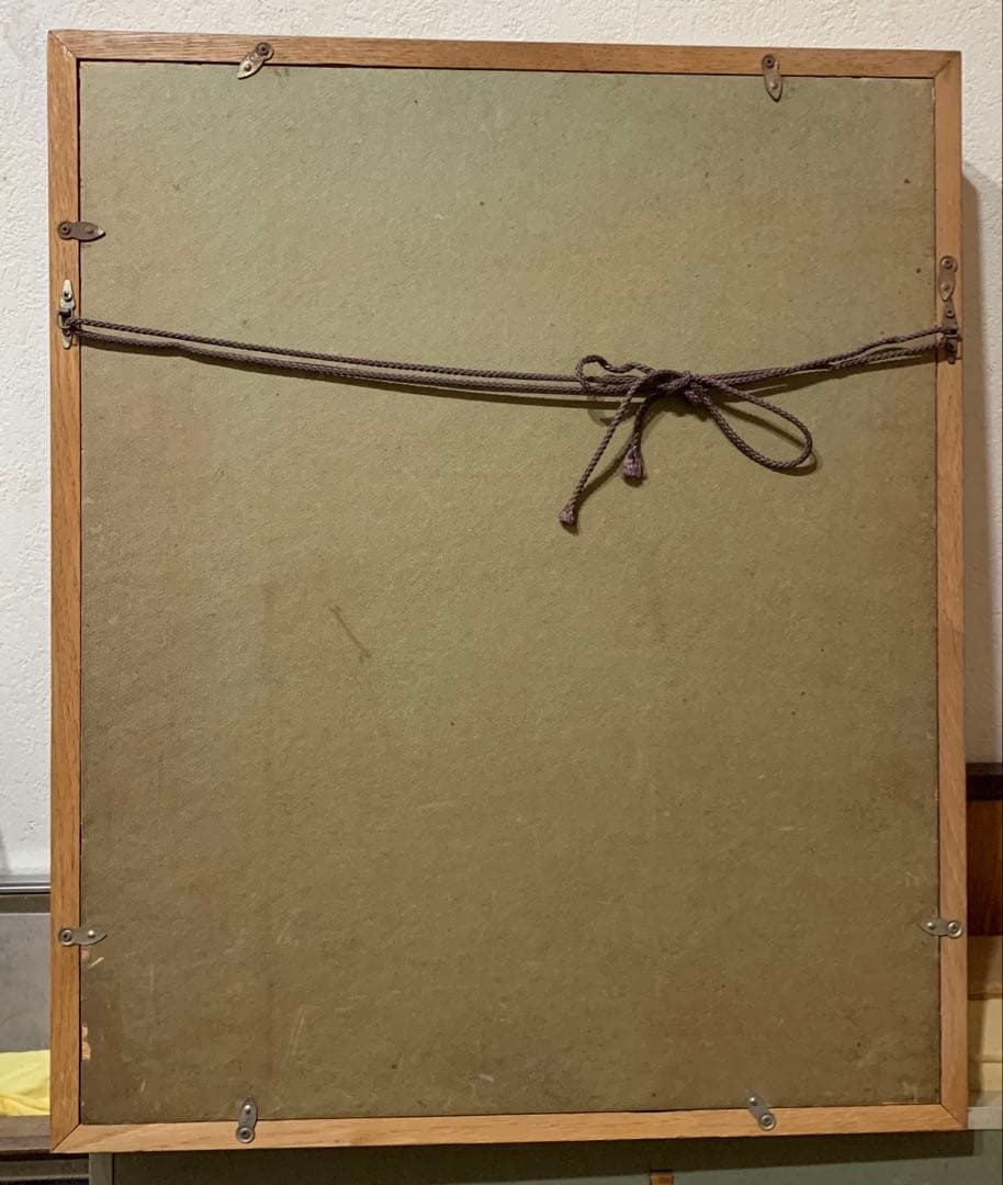 絵画　水彩肉筆画　在名有り　水去　風景画