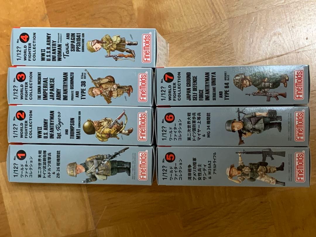 新品】ファインモールド　鳥山明 ワールド ファイターコレクション　全7種セット