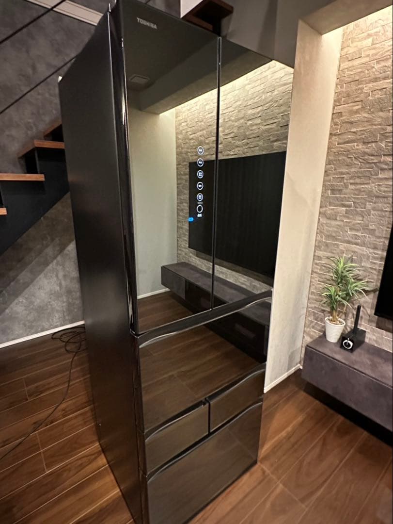 東芝　冷蔵庫　VEGETA 2019年製GR-R460FZ （XK）461ℓ