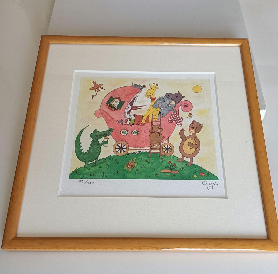 【新品未使用品】Clyv クリーブ　「子供達の箱舟」ジクレー