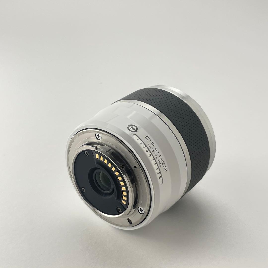 【ショット数3000・返品保証】Nikon1 J1 ホワイト レンズキット