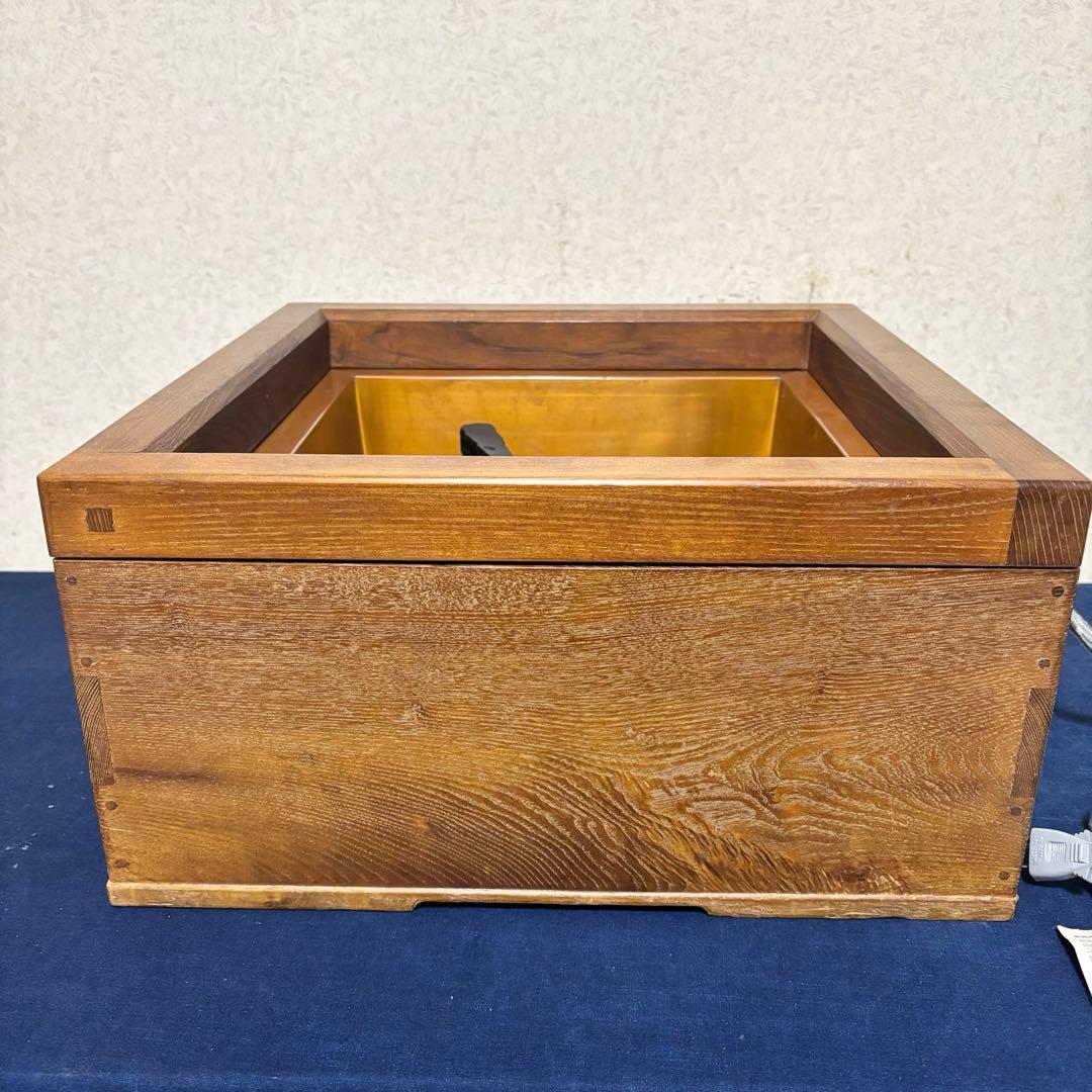 人間国宝佐藤浄清造/置炉/炉釜/電熱器/桑色置炉/野々田製電熱器/平丸釜/茶道具