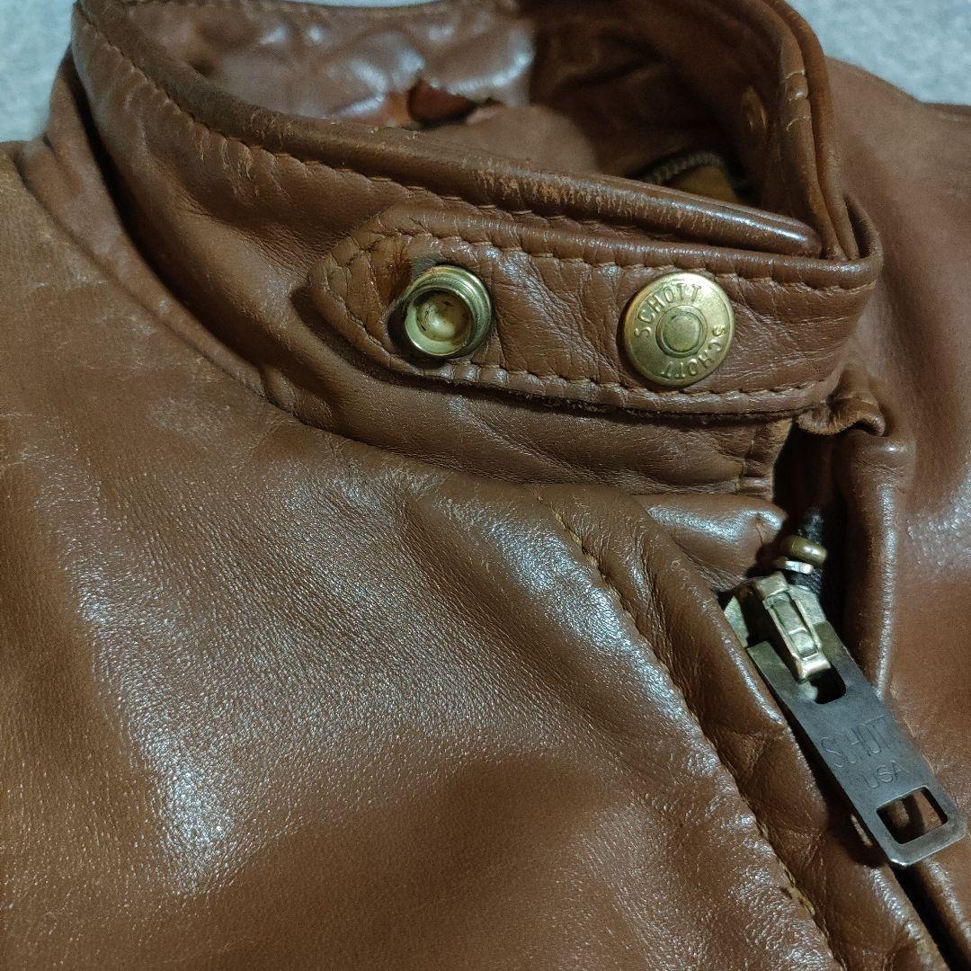 絶版レア141希少茶Schottシングル代表641の革違い34、交換も可！