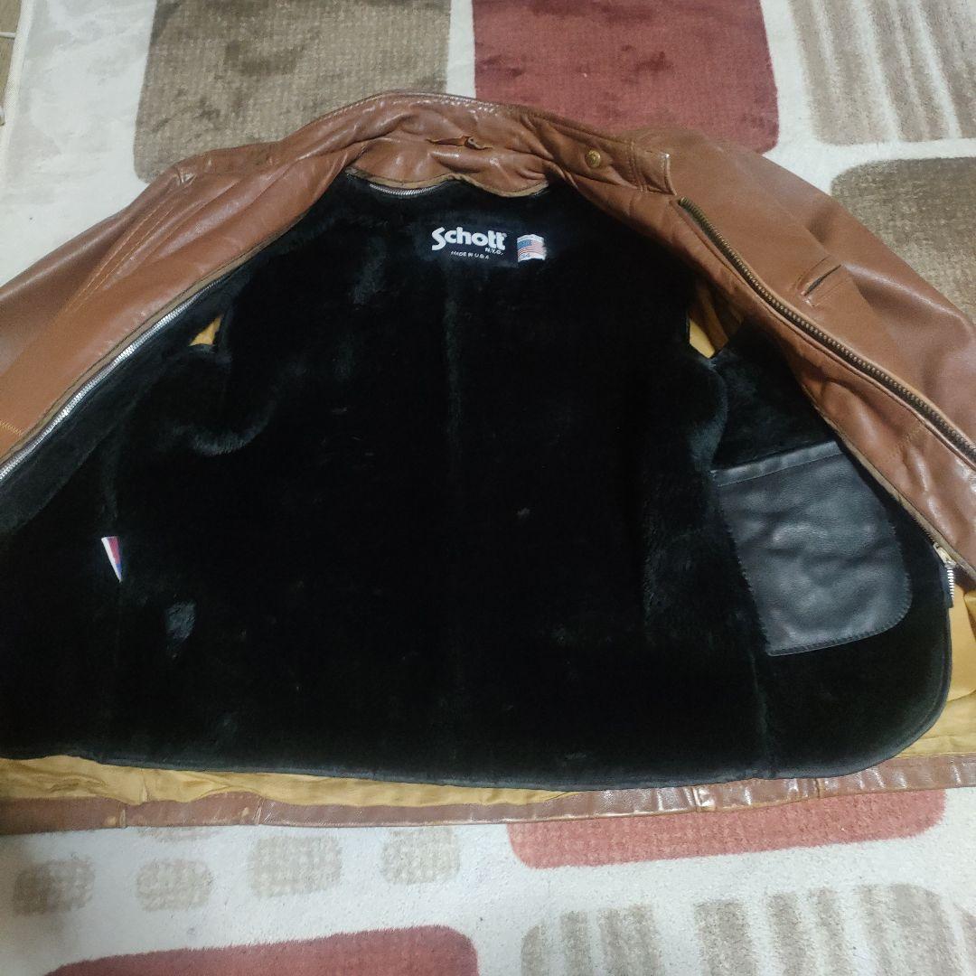 絶版レア141希少茶Schottシングル代表641の革違い34、交換も可！