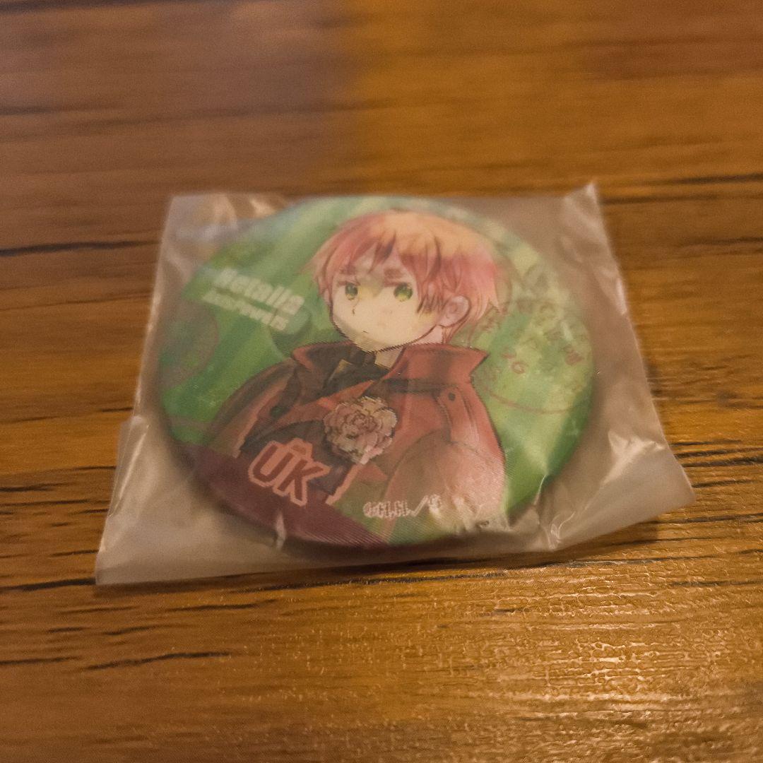 ヘタリア　チェンジング缶バッジ　イギリス　ちびきら