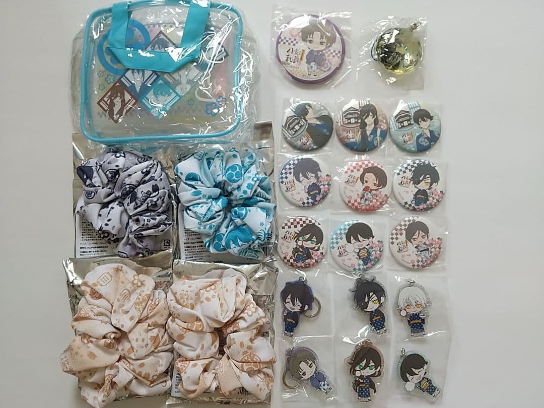 刀剣乱舞 花丸 とうらぶ 大江戸温泉 缶バッジ アクキー チャーム