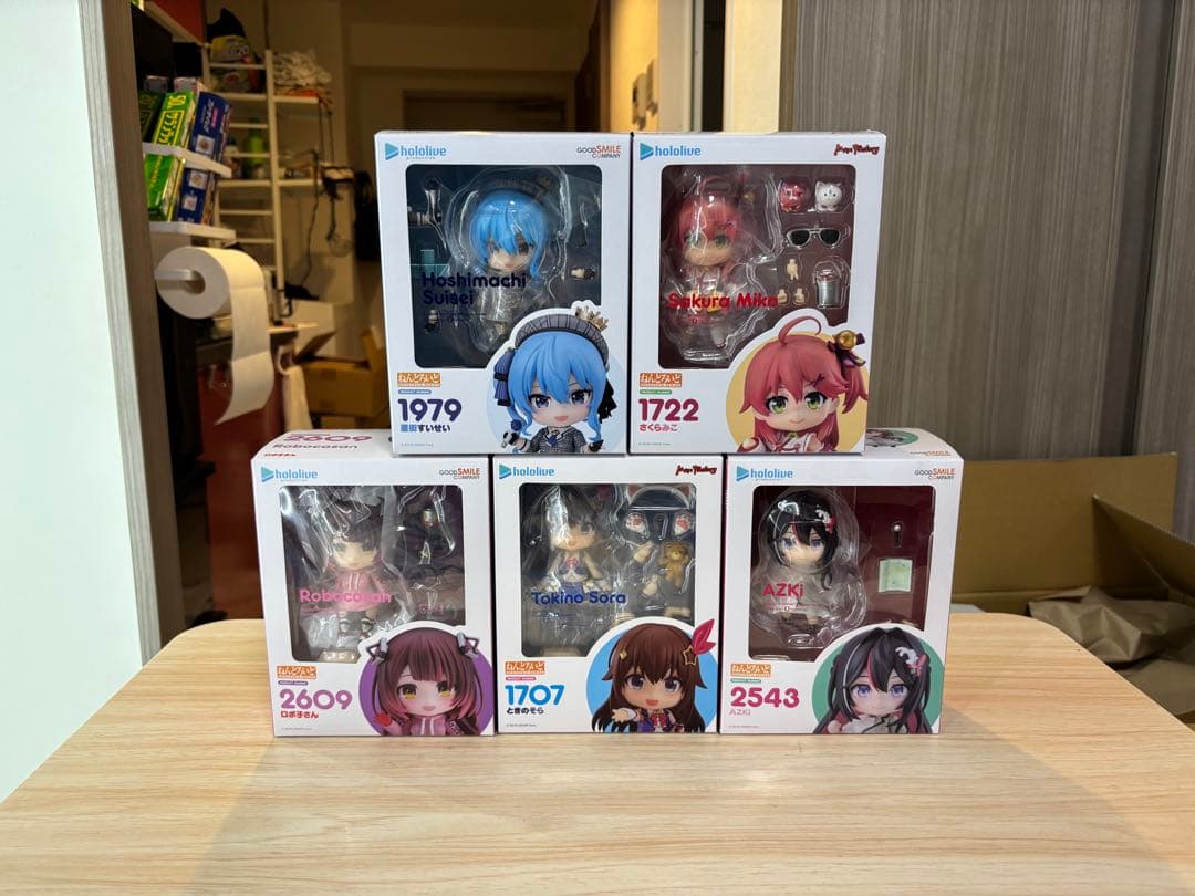 ねんどろいど ホロライブ　0期生　5個セット