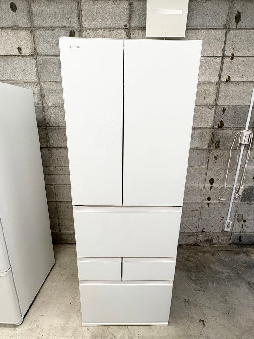 配送設置まで/東芝VEGETA美品6ドア冷蔵庫
