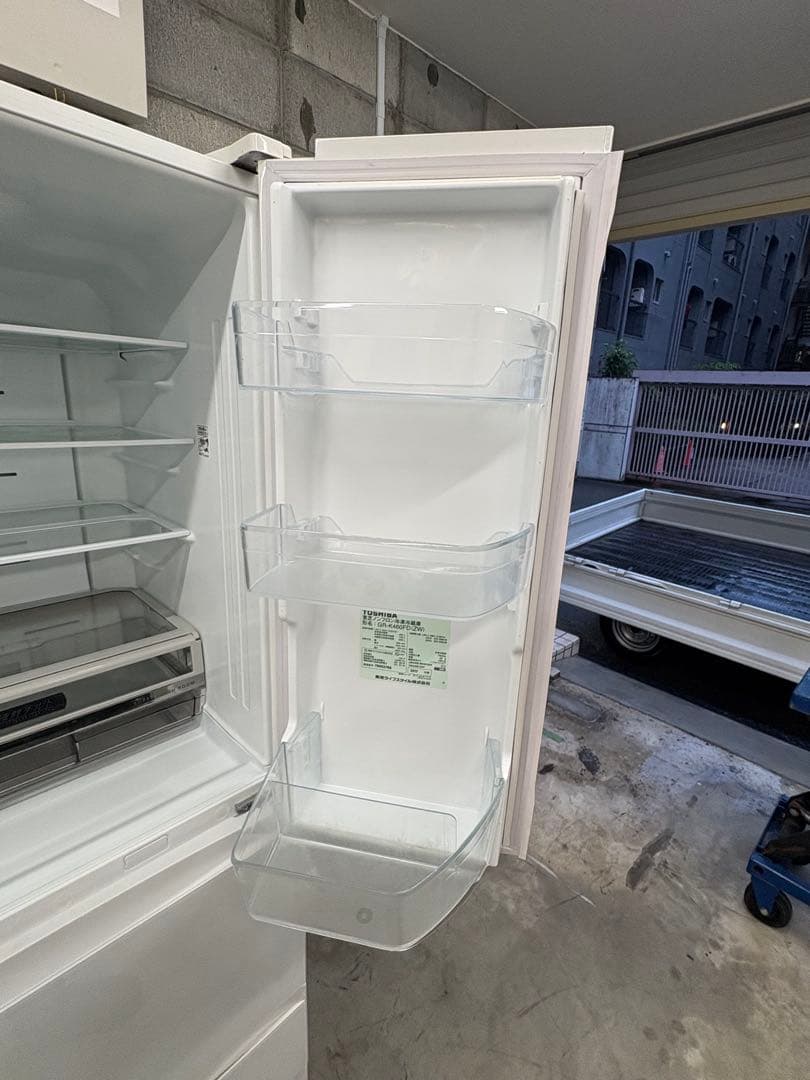 配送設置まで/東芝VEGETA美品6ドア冷蔵庫