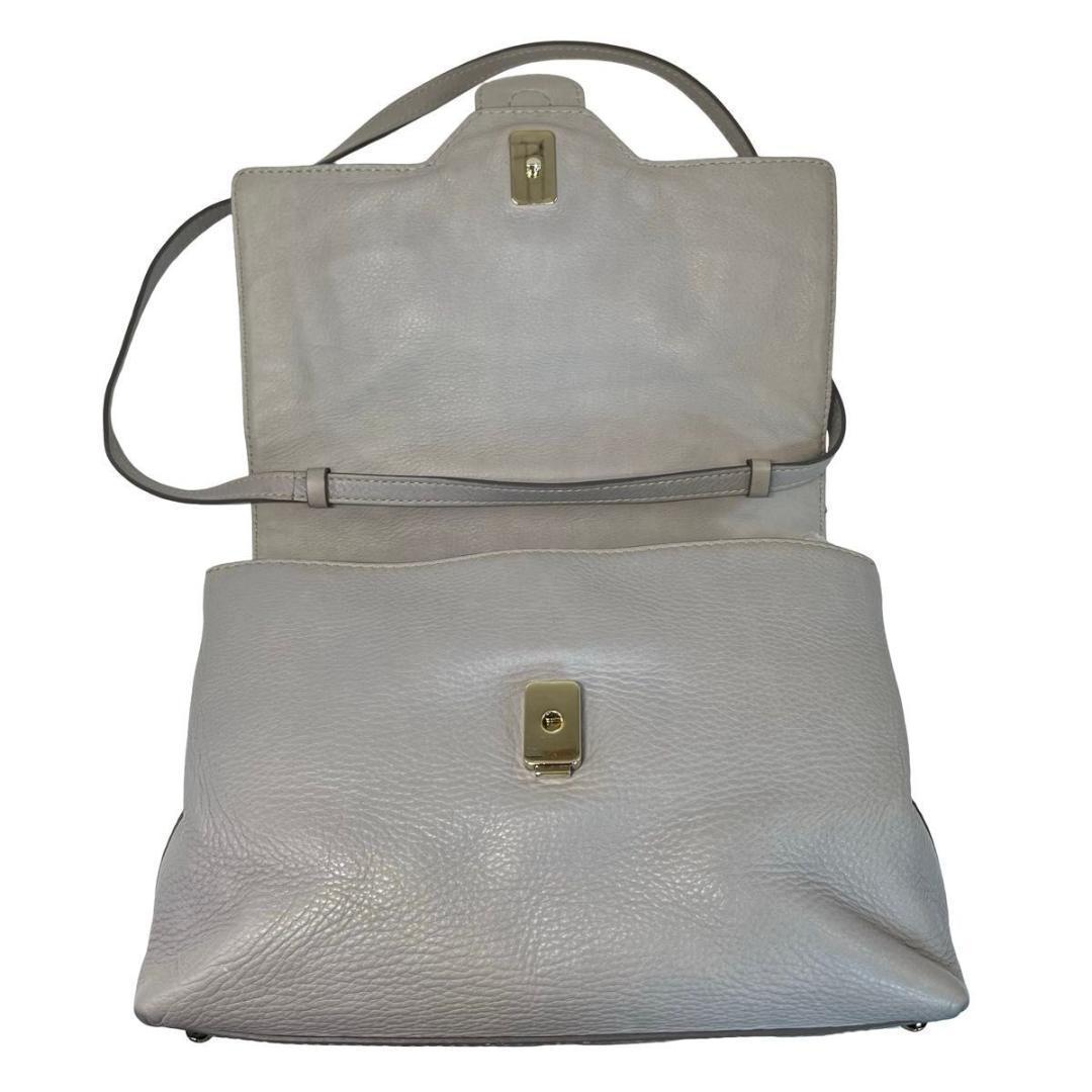 美品　トッズ　2way ショルダーバッグ　トートバッグ　斜め掛け　本革　レザー