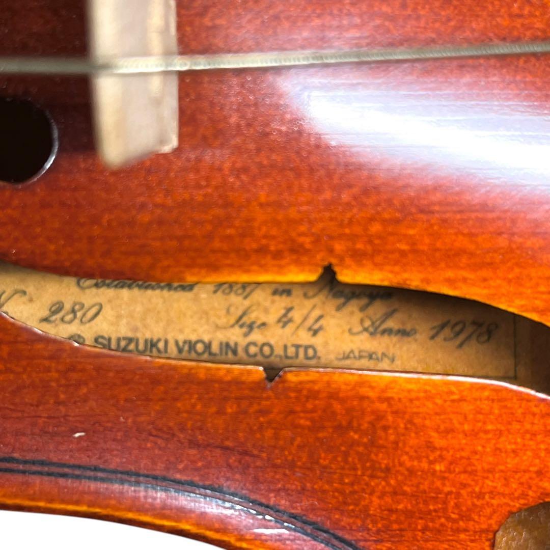 SUZUKI バイオリン NO.280 4/4 ANNO1978