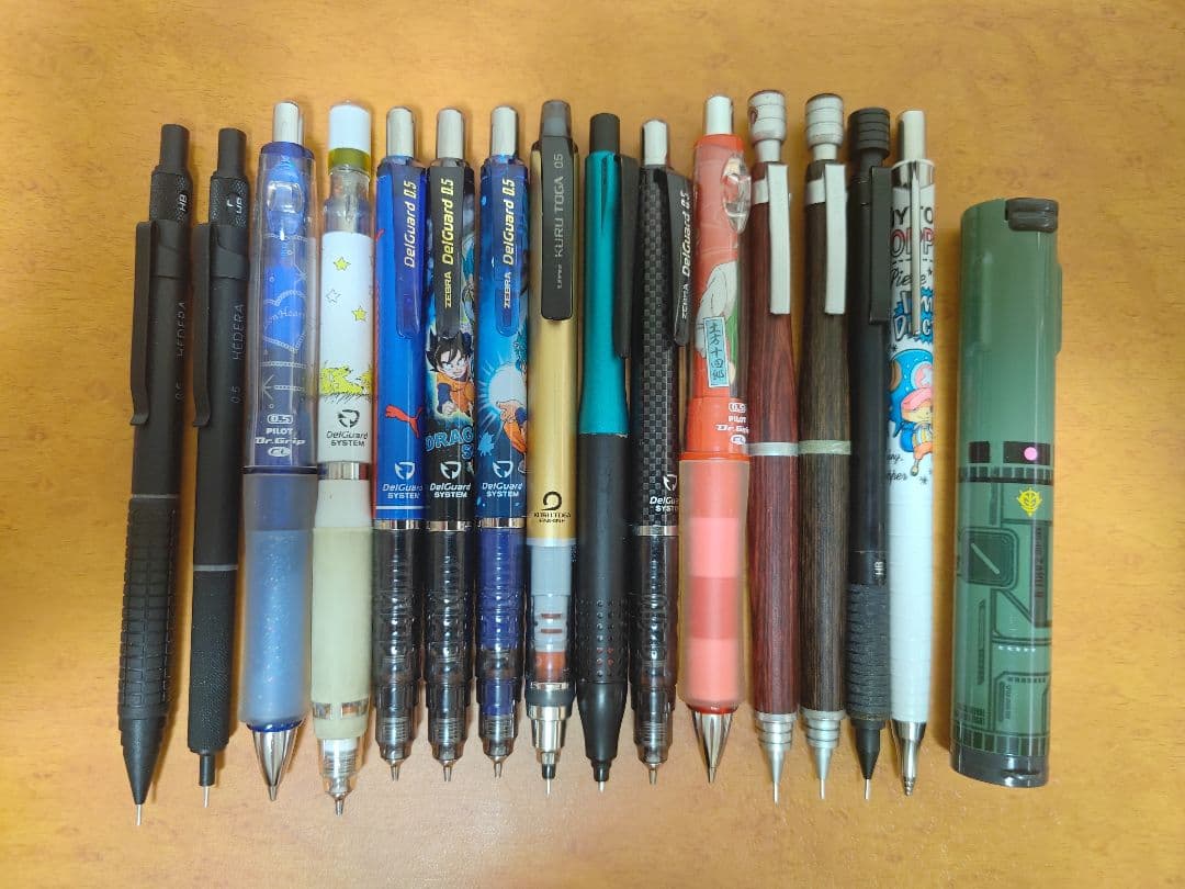 シャーペン まとめ売り ラダイト パッチワークペンケース 真鍮芯ケース ホチキス