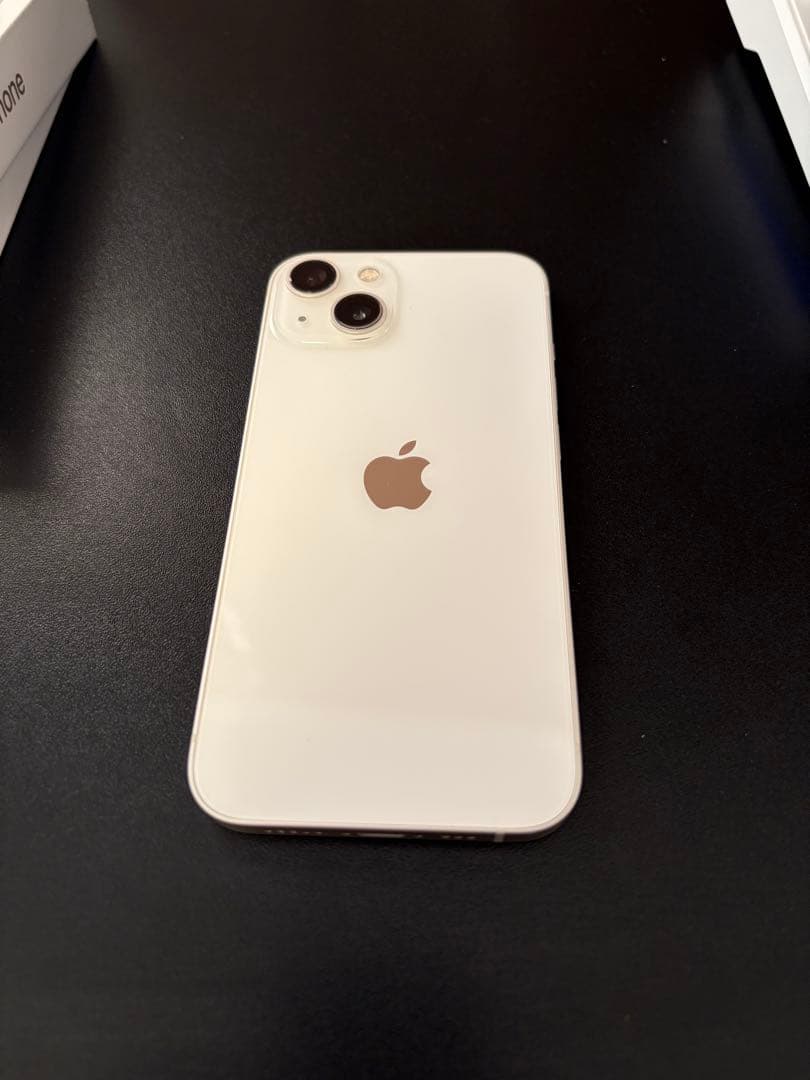 iPhone13 128GB ホワイト SIMフリー 美品 バッテリー74％