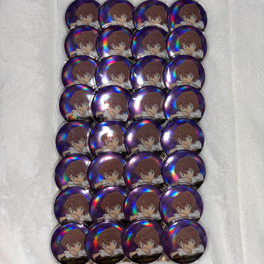 灰原哀 缶バッジ 長椅子