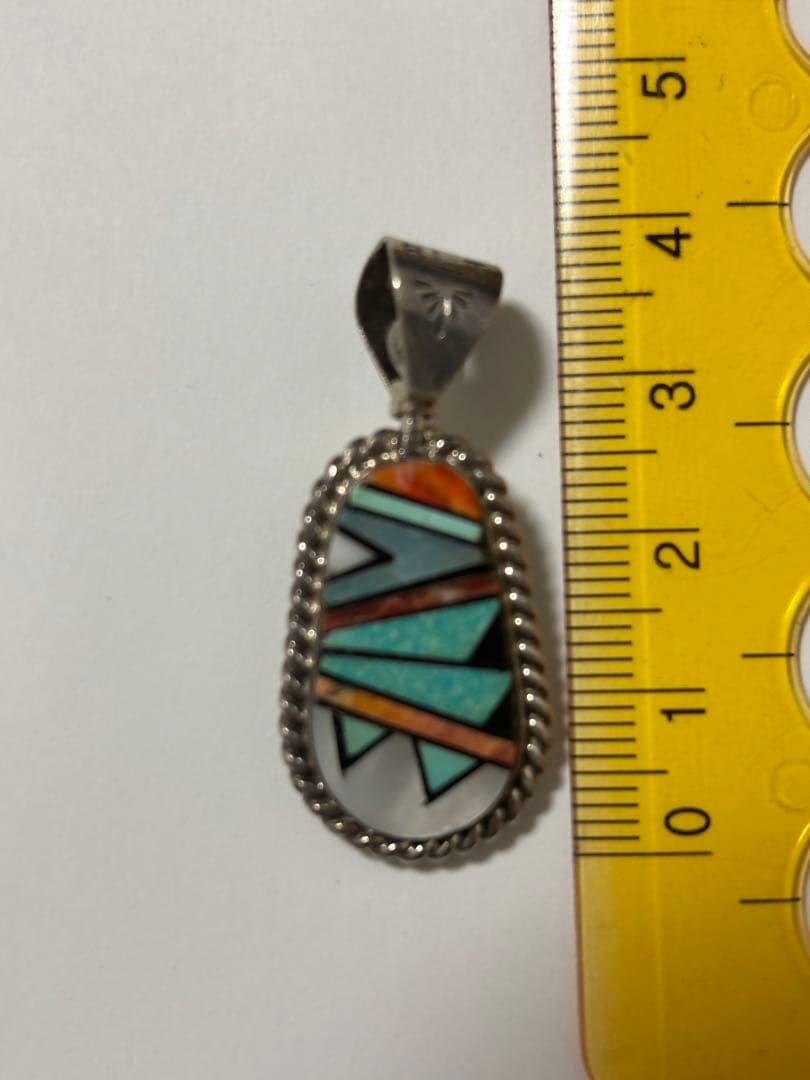 ターコイズ・コーラル・マザーオブパール ペンダント