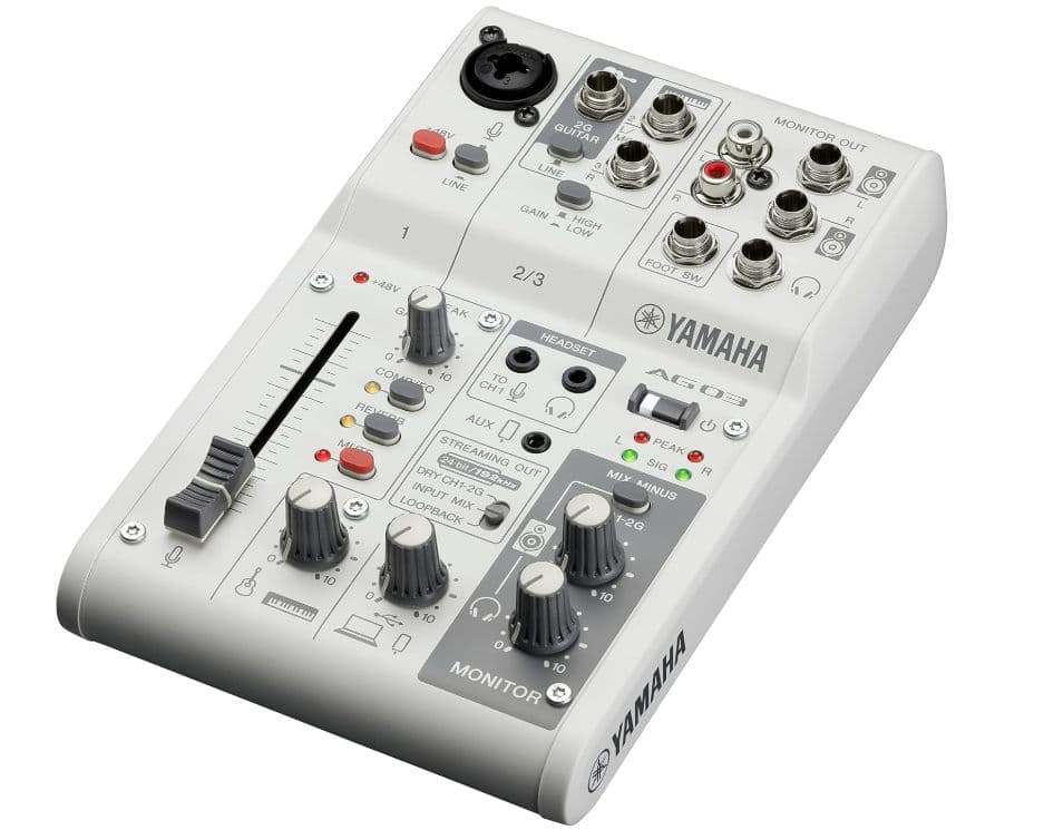チャン様ヤマハ(YAMAHA) ライブストリーミングミキサー 3チャンネル