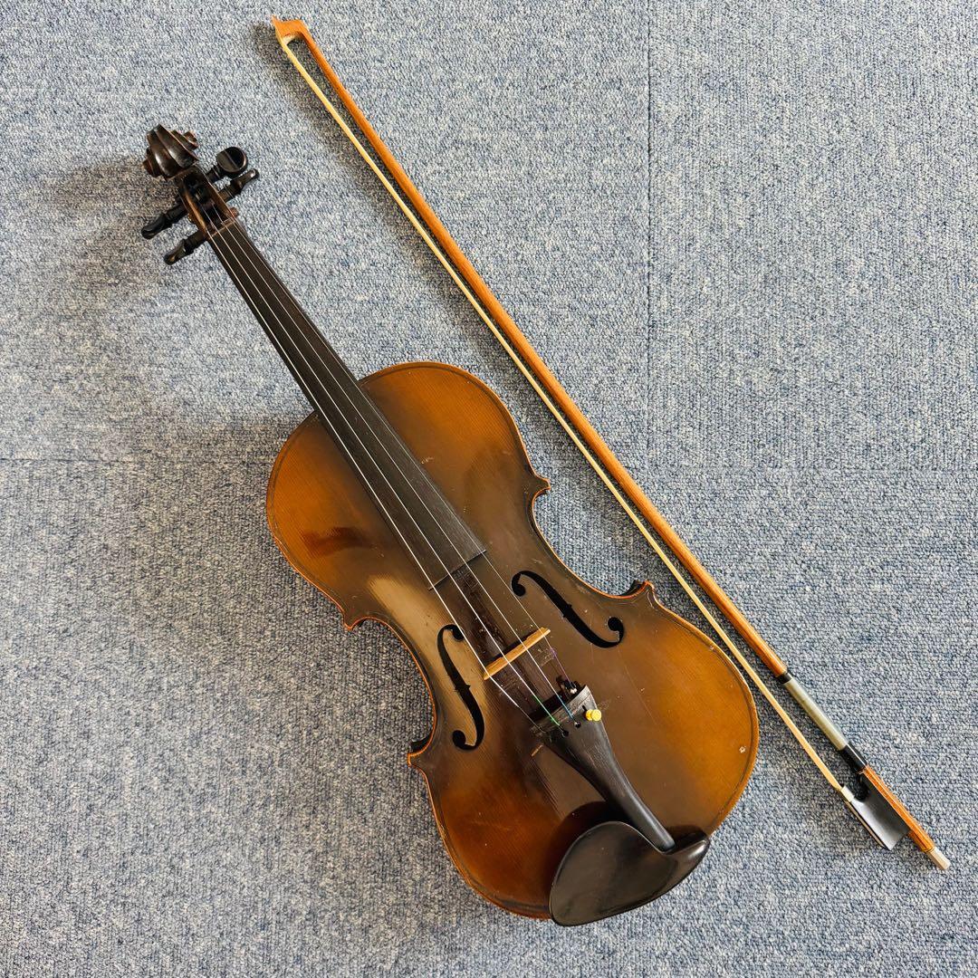 【試奏動画あり】ストラディバリウスラベル バイオリン H4刻印【弓・ケース付】