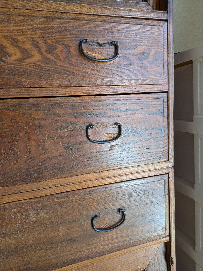 骨董品　木製和風箪笥　アンティーク　タンス