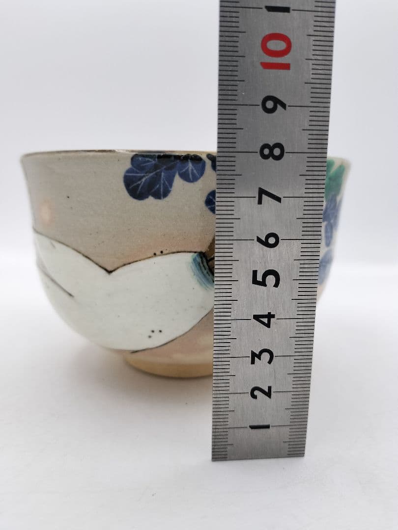 c164【未使用】茶碗 乾山 大根 南口閑粋 木箱 茶道具 NI14