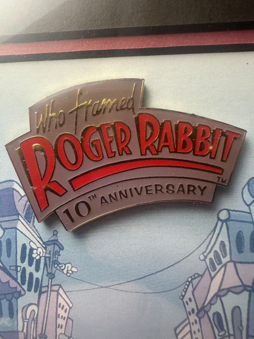 ロジャーラビット 10周年記念 ピンバッジコレクション 証明書付き ディズニー