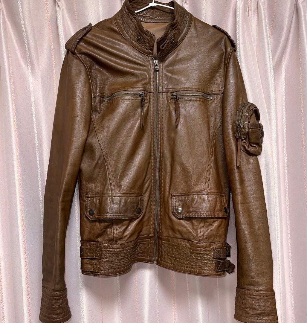 TETE HOMME テットオム 本革 ゴートレザー ジャケット メンズ