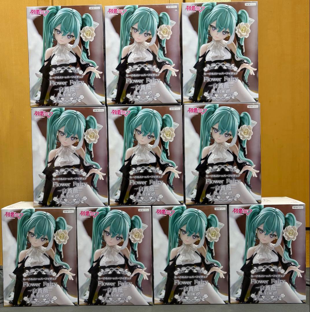 初音ミク ぬーどるストッパーフィギュア Flower Fairy 白薔薇